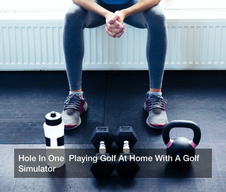 Hole In One  Playing Golf At Home With A Golf Simulator